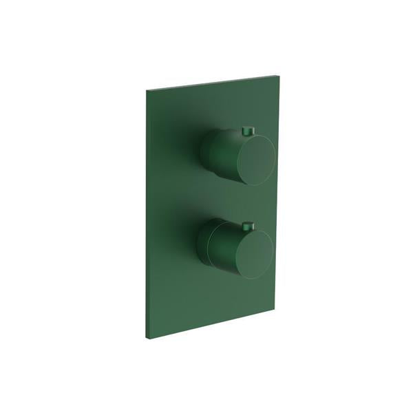 Flusso - 3/4 Inch Thermostatic Shower Valve & Trim - 1 Output