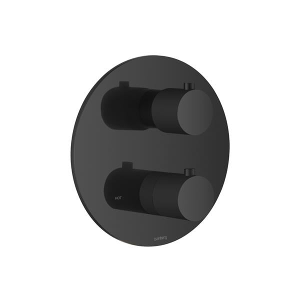 Flusso - 3/4 Inch Thermostatic Shower Valve & Trim - 1 Output