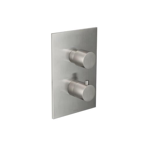 Flusso - 3/4 Inch Thermostatic Valve & Trim - 3 Output