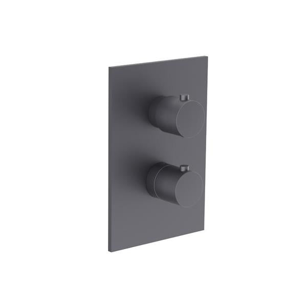 Flusso - 3/4 Inch Thermostatic Valve & Trim - 3 Output