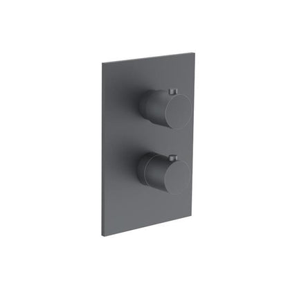 Flusso - 3/4 Inch Thermostatic Valve & Trim - 3 Output
