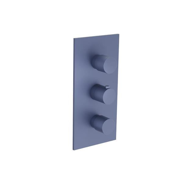 Flusso - 3/4 Inch Thermostatic Valve and Trim - 2 Outputs