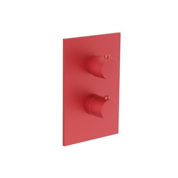 Flusso - 3/4  Inch Thermostatic Valve & Trim - With 2-Way Diverter - 2 Output