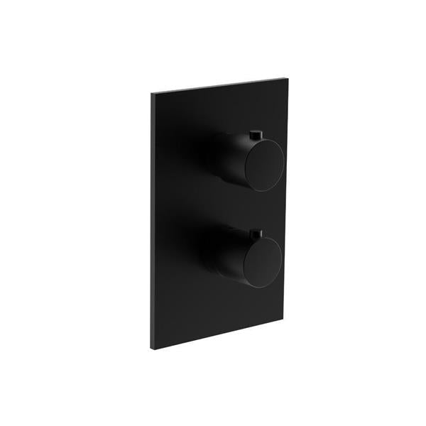 Flusso - 3/4  Inch Thermostatic Valve & Trim - With 2-Way Diverter - 2 Output