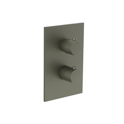 Flusso - 3/4  Inch Thermostatic Valve & Trim - With 2-Way Diverter - 2 Output