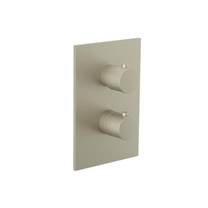 Flusso - 3/4  Inch Thermostatic Valve & Trim - With 2-Way Diverter - 2 Output