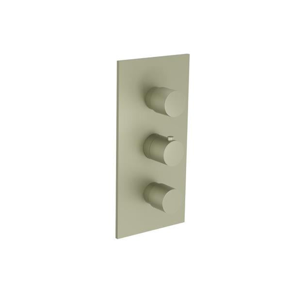 Flusso - 3/4 Inch Thermostatic Valve With Trim - 3 Output
