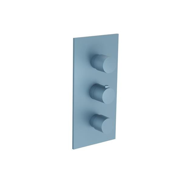 Flusso - 3/4 Inch Thermostatic Valve With Trim - 3 Output