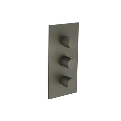 Flusso - 3/4 Inch Thermostatic Valve With Trim - 3 Output