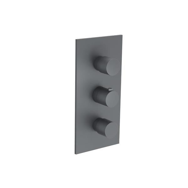 Flusso - 3/4 Inch Thermostatic Valve With Trim - 3 Output