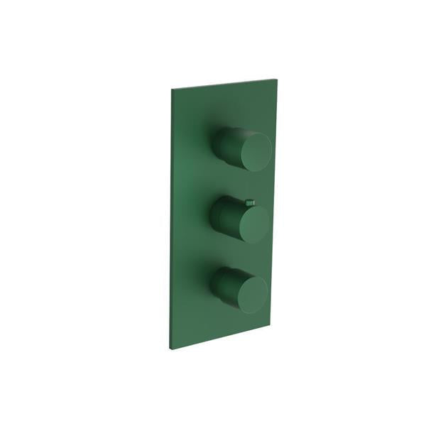 Flusso - 3/4 Inch Thermostatic Valve & Trim - 4 Output