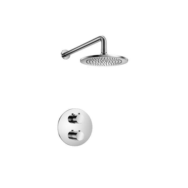 Flusso - Single Output Shower Set With Shower Head And Arm