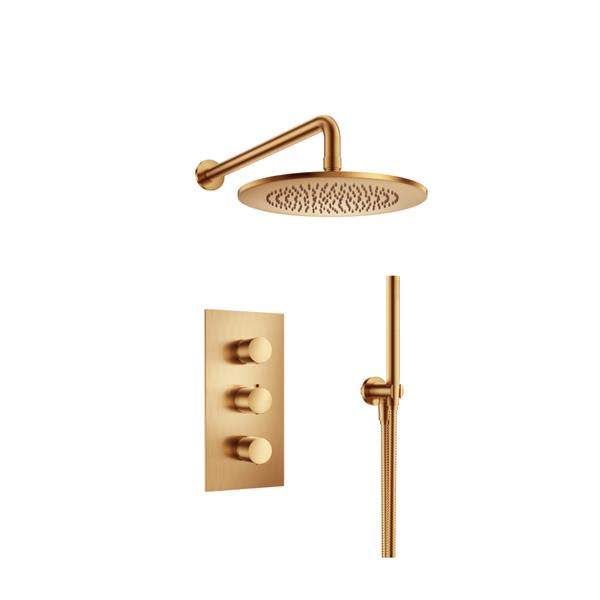 Flusso - Two Output Shower Set With Shower Head And Hand Held