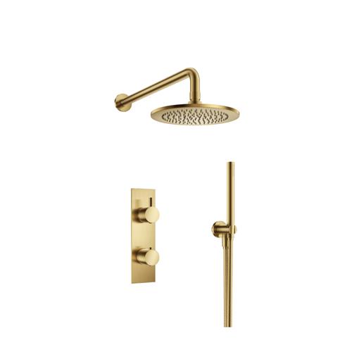 Flusso - Two Output Shower Set With Shower Head And Hand Held