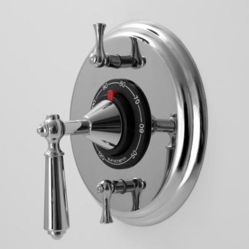 Sigma - 1/2 Inch Thermostatic Set, Two Volume Controls, Trim Aria