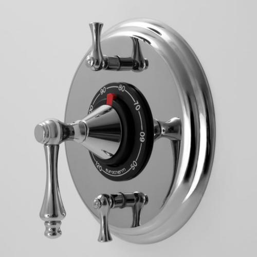 Sigma - 1/2 Inch Thermostatic Set, Two Volume Controls Trim Lexington