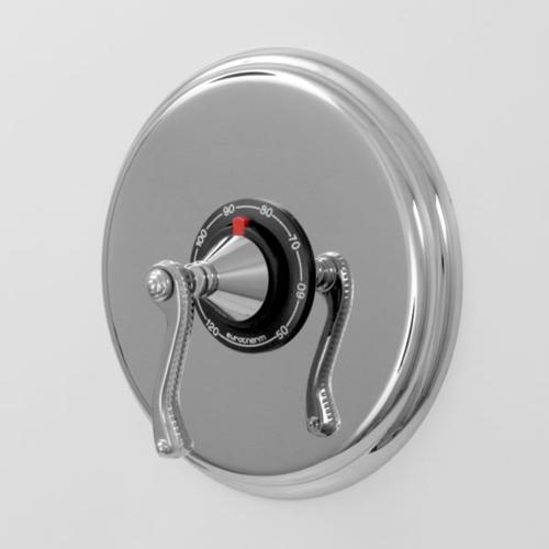 Sigma - 3/4 Inch Thermostatic Set With 9 Inch Plate Trim Charlotte Elite