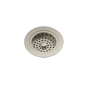 Julien - Drain for SS sinks, brushed nickel, Dia 3-1/2