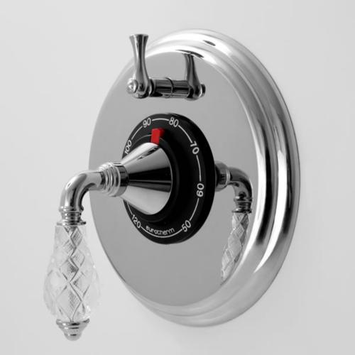 Sigma - 1/2 Inch Thermostatic Set, One Volume Control Trim Luxembourg