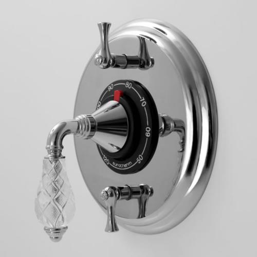 Sigma - 1/2 Inch Thermostatic Set, Two Volume Controls Trim Luxembourg