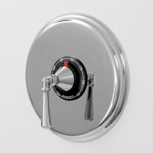 Sigma - 3/4 Inch Thermostatic Set With 9 Inch Plate Trim Valencia