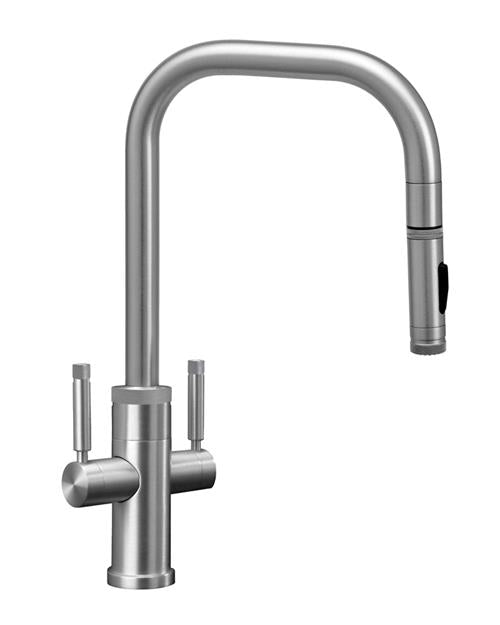 Waterstone - Fulton Industrial 2 Handle Plp Pulldown Faucet - Toggle Sprayer