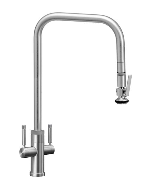Waterstone - Fulton Industrial Extended Reach 2 Handle Plp Faucet - Lever Sprayer