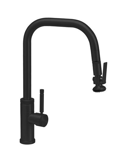Waterstone - Fulton Industrial Plp Pulldown Faucet - Angled Spout - Lever Sprayer