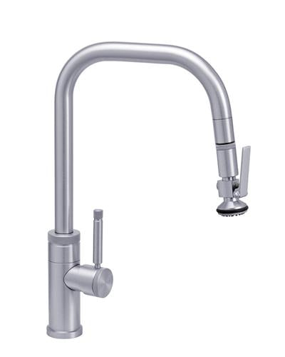 Waterstone - Fulton Industrial Plp Pulldown Faucet - Angled Spout - Lever Sprayer