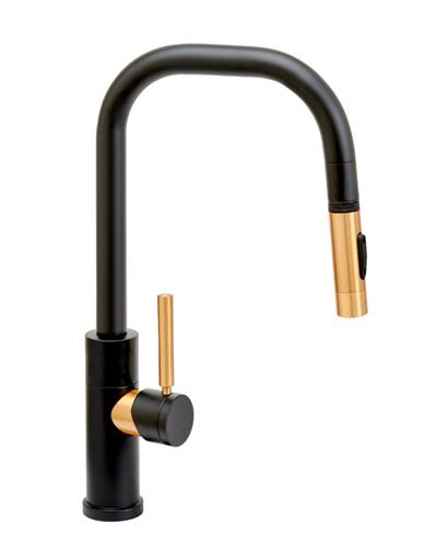 Waterstone - Fulton Modern Prep Size Plp Pulldown Faucet - Angle Spout - Toggle Sprayer