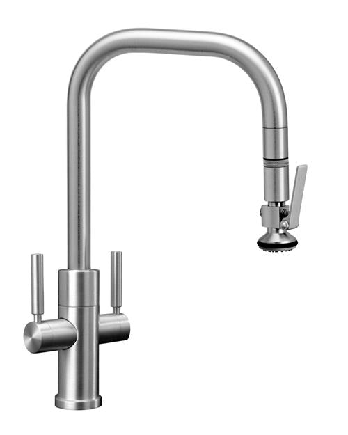 Waterstone - Fulton Modern 2 Handle Plp Pulldown Faucet - Lever Sprayer