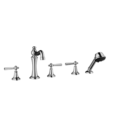 Santec - Lyra Trim - Roman Tub Filler With Hand Shower