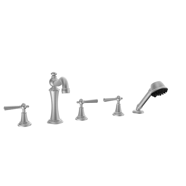 Santec - Lyra Trim - Roman Tub Filler With Hand Shower