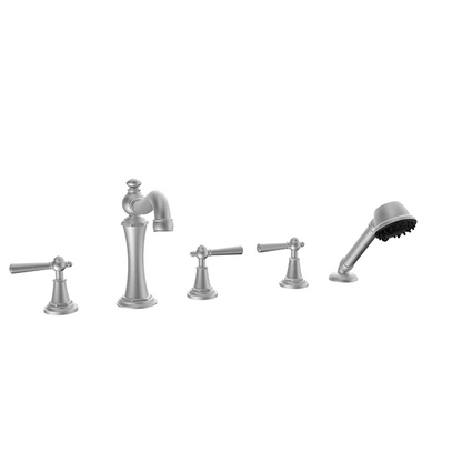 Santec - Lyra Trim - Roman Tub Filler With Hand Shower