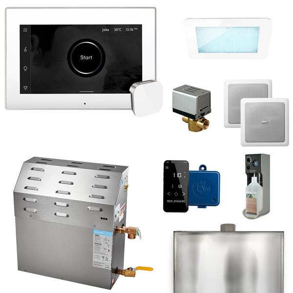 Mr. Steam - Super (Xdream) 15000-Watt Steam Generator With Isteamx Control And Aroma Glass Steamhead