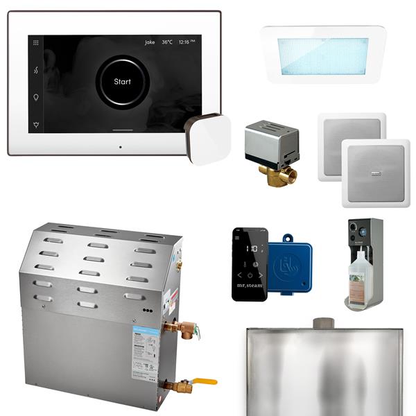 Mr. Steam - Super (Xdream) 15000-Watt Steam Generator With Isteamx Control And Aroma Glass Steamhead
