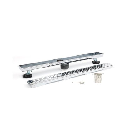 Flusso - 24 Inch Decorative Linear Drain with 2 Inch Outlet