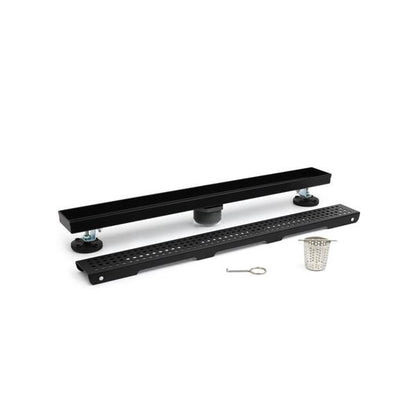 Flusso - 24 Inch Decorative Linear Drain with 2 Inch Outlet