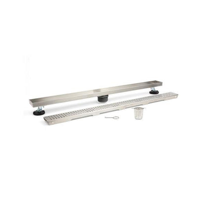 Flusso - 32 Inch Decorative Linear Drain with 2 Inch Outlet