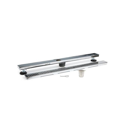 Flusso - 32 Inch Decorative Linear Drain with 2 Inch Outlet