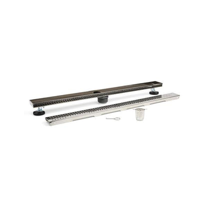 Flusso - 32 Inch Decorative Linear Drain with 2 Inch Outlet