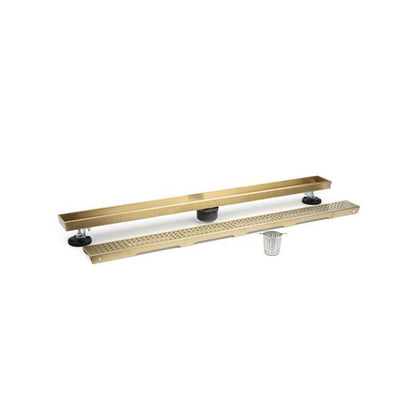 Flusso - 32 Inch Decorative Linear Drain with 2 Inch Outlet