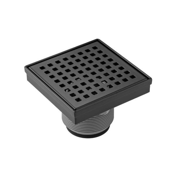Flusso - 4 Inch Decorative Floor Drain with 2 Inch Outlet