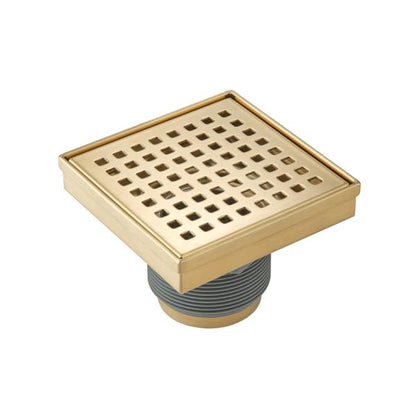 Flusso - 6 Inch Decorative Floor Drain with 2 Inch Outlet