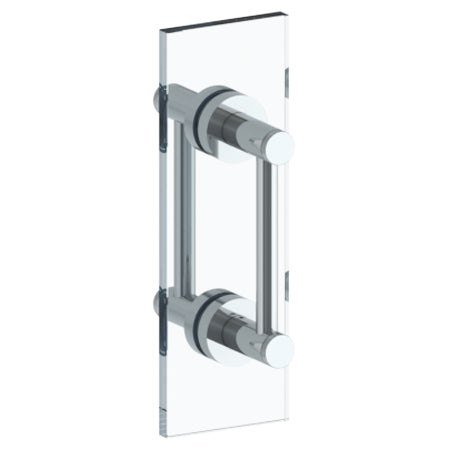 Watermark - Sutton 24 Inch double shower door pull/ glass mount towel bar