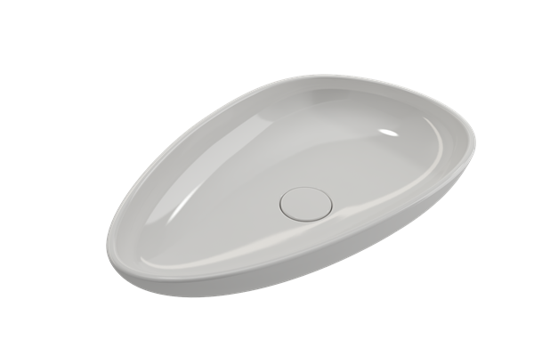 Bocchi - Etna Vessel Fireclay 23.25 in. with Matching Drain Cover