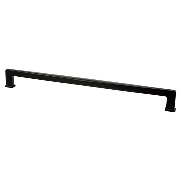 Berenson - Subtle Surge 18 inch CC Matte Black Appliance Pull