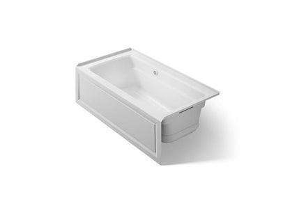 Kohler - Archer 60 X 32 Inch Alcove Heated Bubblemassage Air Bath With Bask Heated Surface And Integral Apron