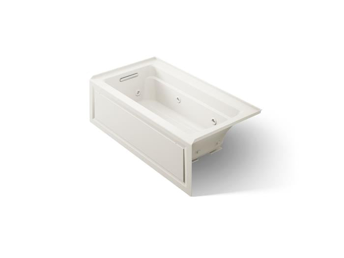 Kohler - Archer 60 X 32 Inch Alcove Heated Whirlpool Bath With Integral Apron