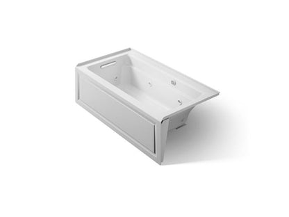 Kohler - Archer 60 X 32 Inch Alcove Whirlpool Bath With Bask Heated Surface And Integral Apron